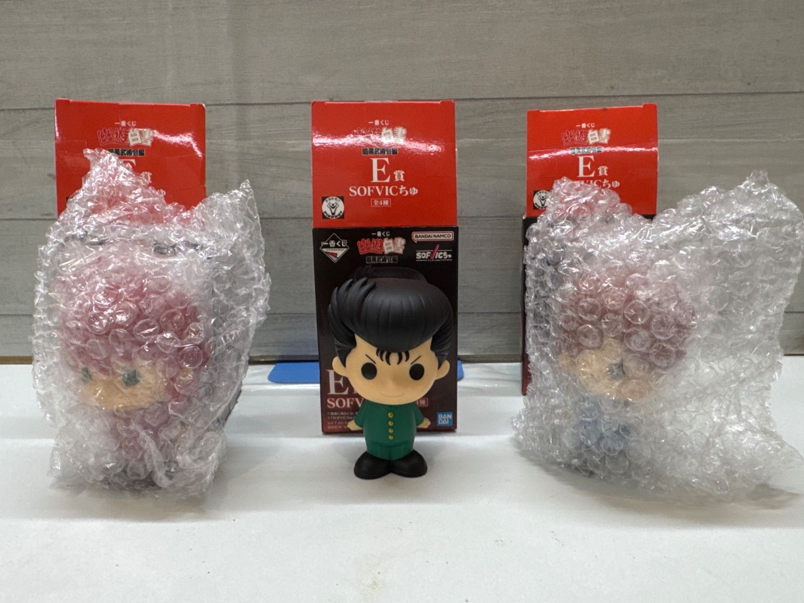 I2-58】◇ 一番くじ 幽遊白書 暗黒武術会編 E賞 SOFVICちゅ 浦飯幽助