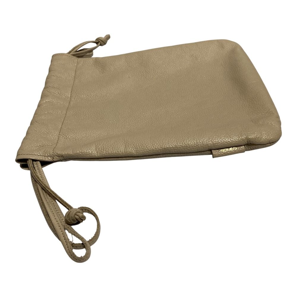 美品 SOMES ソメスサドル ピッコラ キンチャク レザー 巾着 バッグ