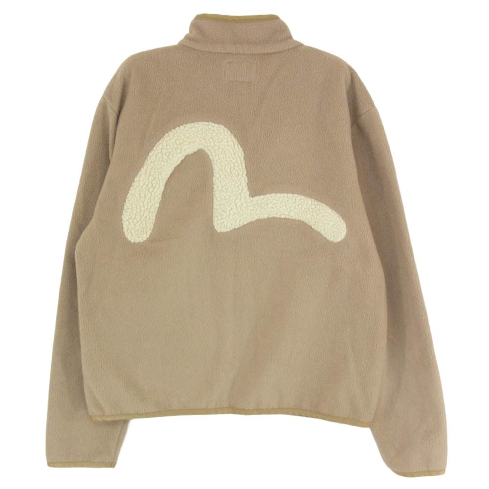 EVISU エヴィス カモメ ロゴ ジップ アップ フリース ジャケット