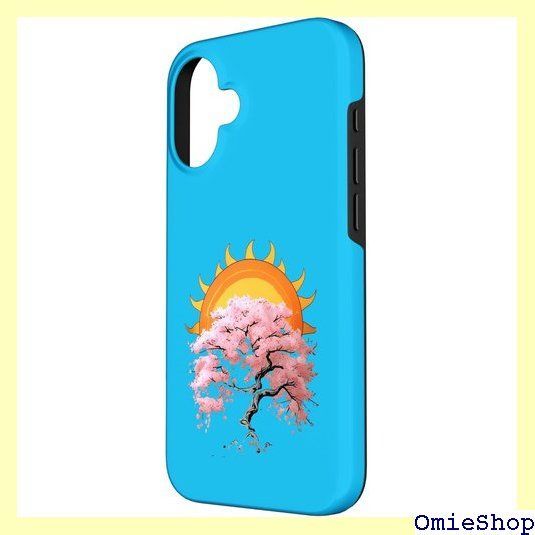 日本のサンセットアートジャパン盆栽 スマホケース iPhone 16 用 7086