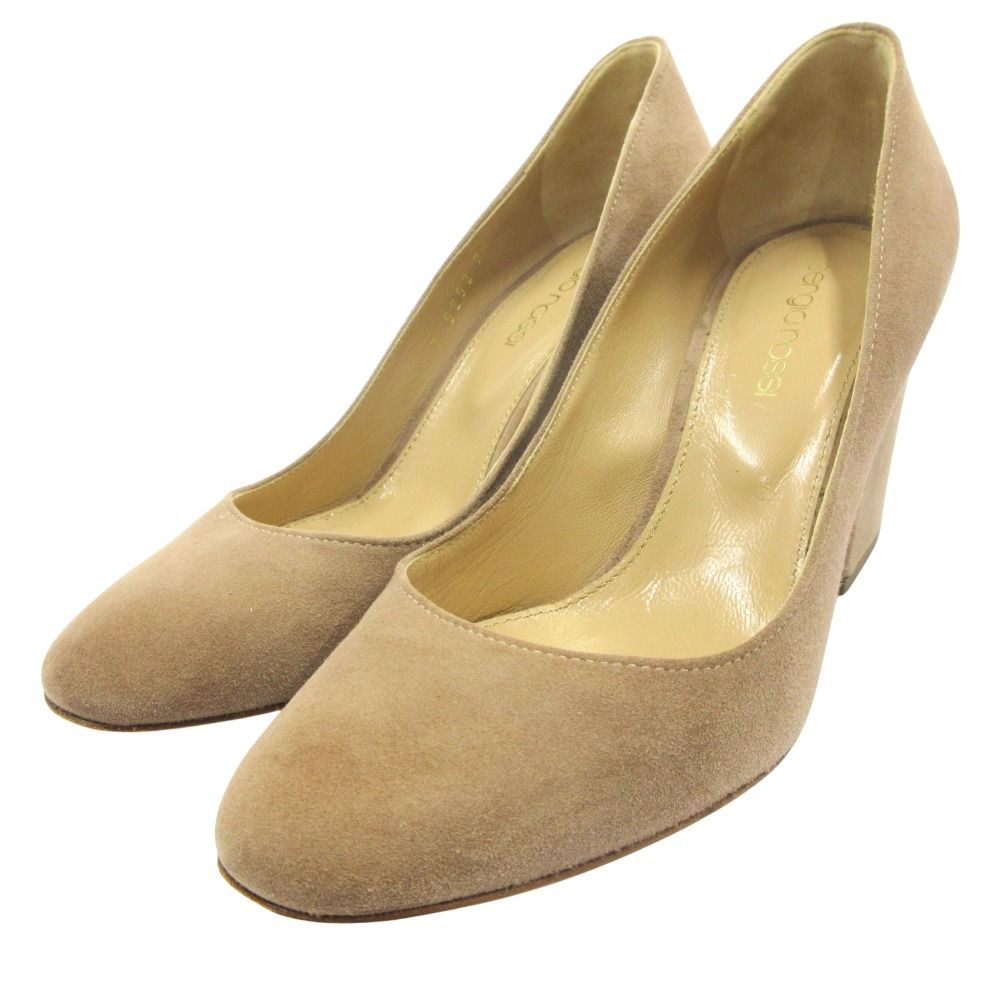 美品 JIMMY CHOO ジミーチュウ スエード レザー パンプス シューズ