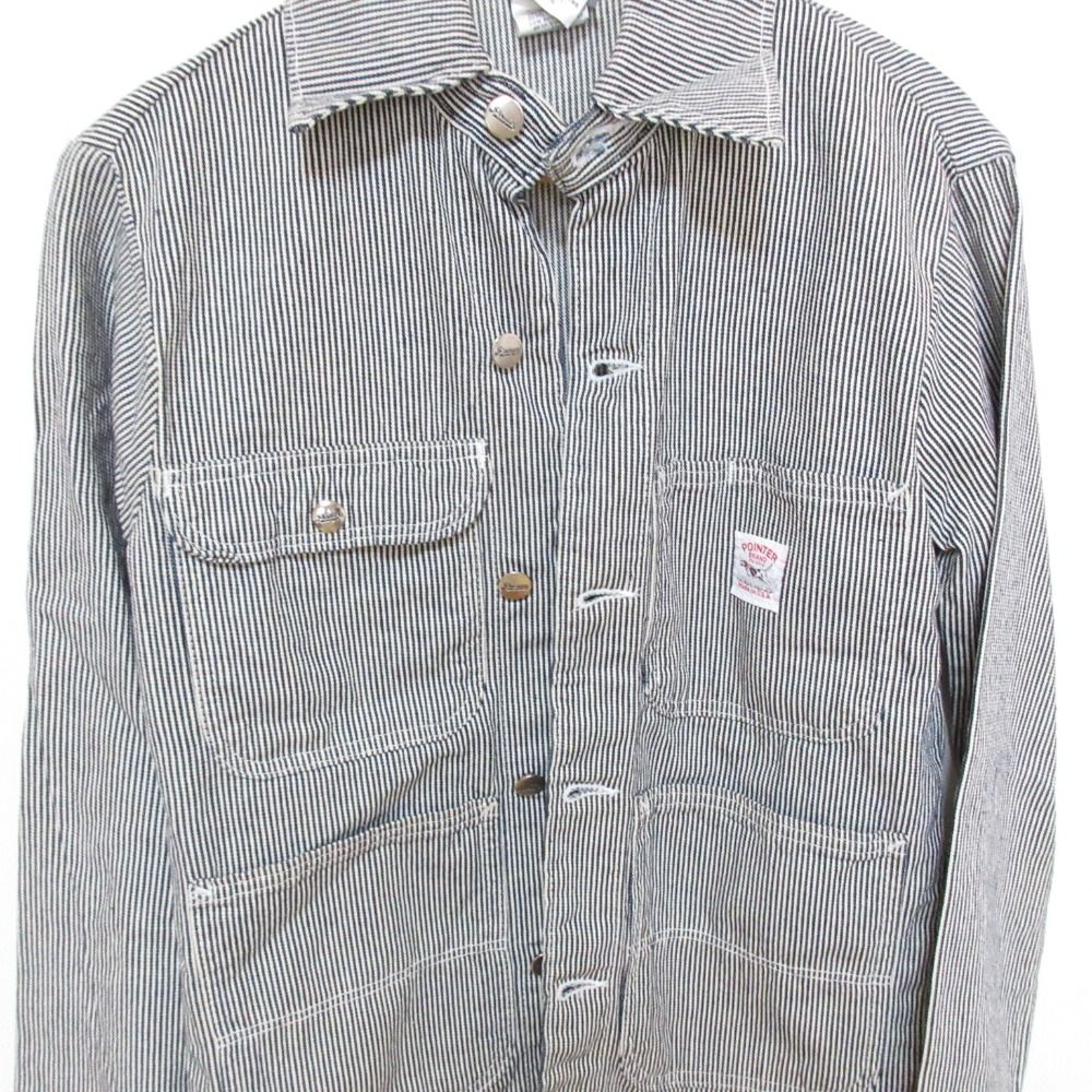 美品 POINTER ポインター ヒッコリー カバーオール ジャケット 小さい