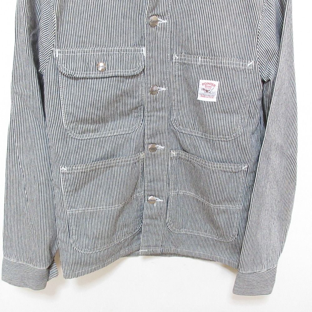 美品 POINTER ポインター ヒッコリー カバーオール ジャケット 小さい