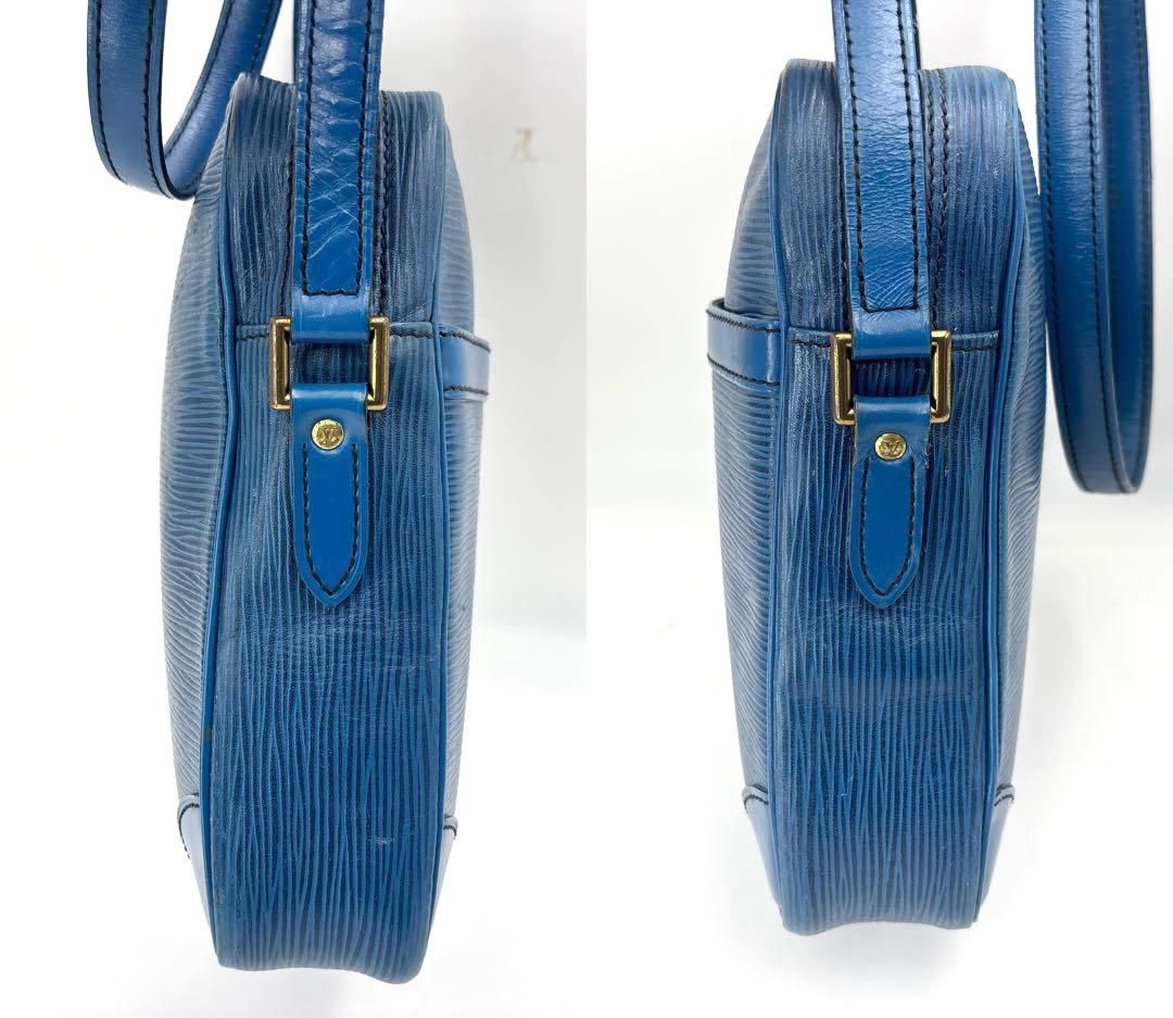 ルイヴィトン M45635 エピ ダヌーブ トレドブルー ショルダーバッグ 鞄