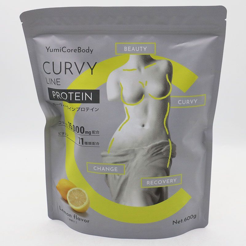 CURVY LINE PROTEIN レモンフレーバー 600g カーヴィーライン