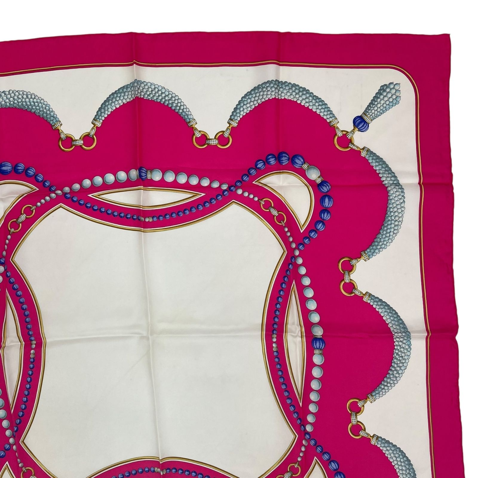 Cartier カルティエ スカーフ シルク ジュエリー柄 マスト ドゥ