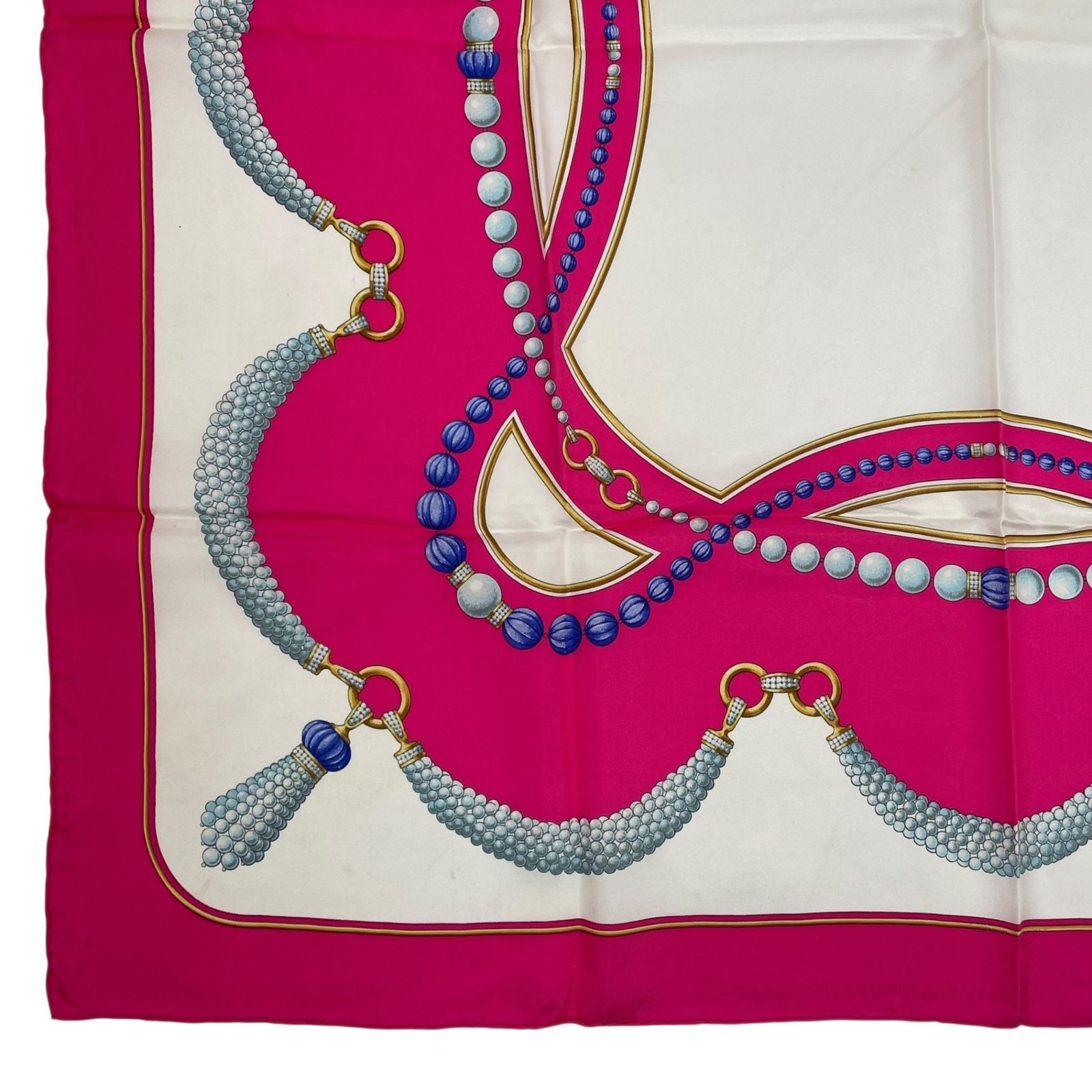 Cartier カルティエ スカーフ シルク ジュエリー柄 マスト ドゥ