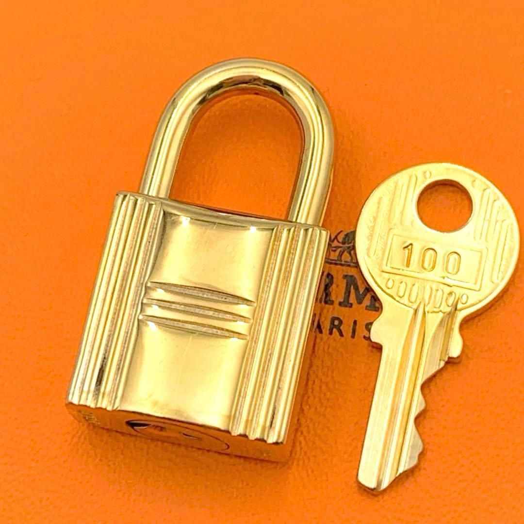 エルメス カデナ 24Kメッキ No.100 100番 鍵付き カデナキー