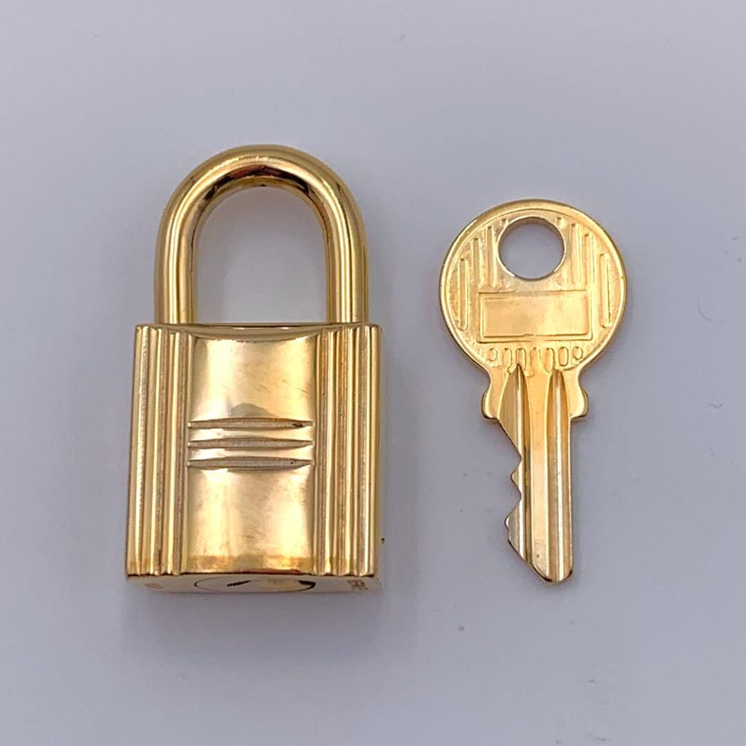 エルメス カデナ 24Kメッキ No.100 100番 鍵付き カデナキー