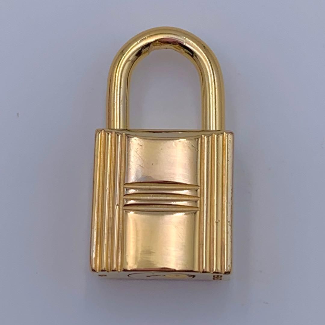 エルメス カデナ 24Kメッキ No.104 104番 鍵付き カデナキー