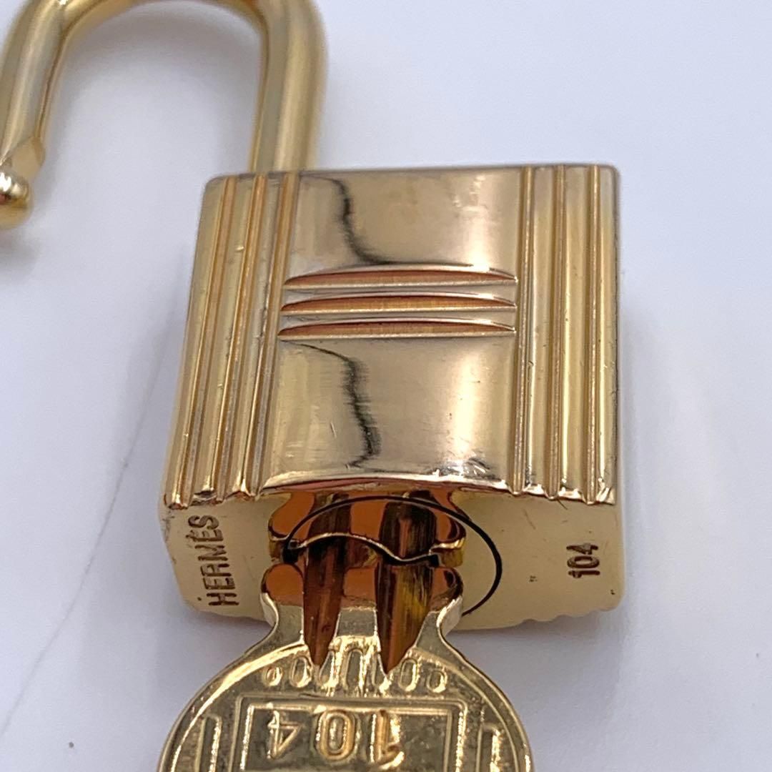 防犯・セーフティ 美品 HERMES エルメス カデナ キー1本 シルバー