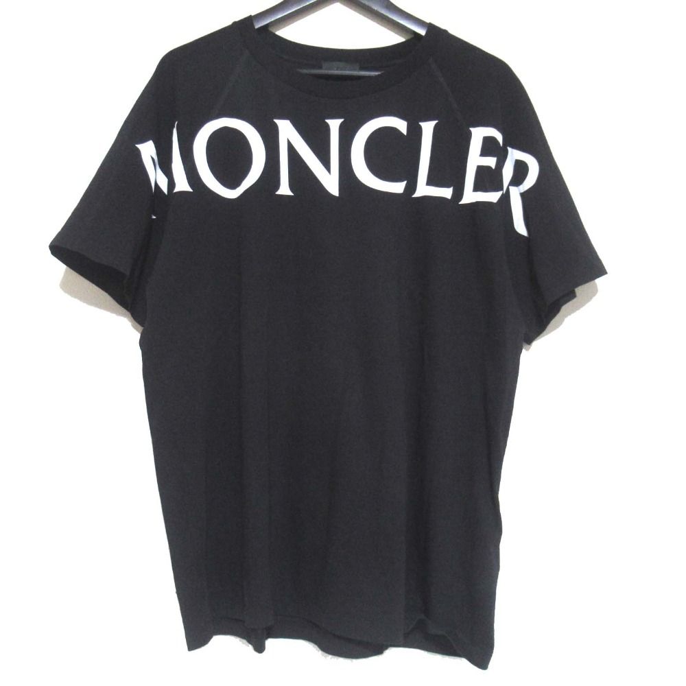 美品 MONCLER モンクレール ラバーロゴワッペン ロゴプリント 半袖 T
