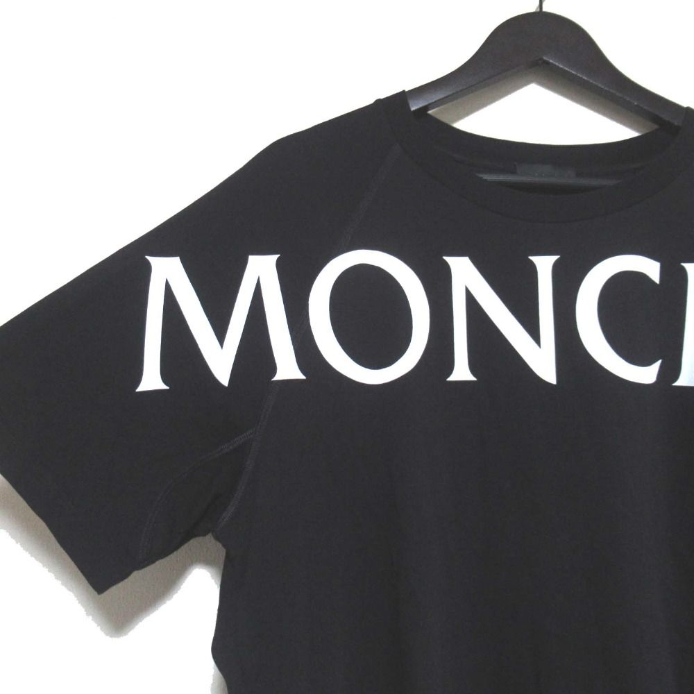 美品 MONCLER モンクレール ラバーロゴワッペン ロゴプリント 半袖 T
