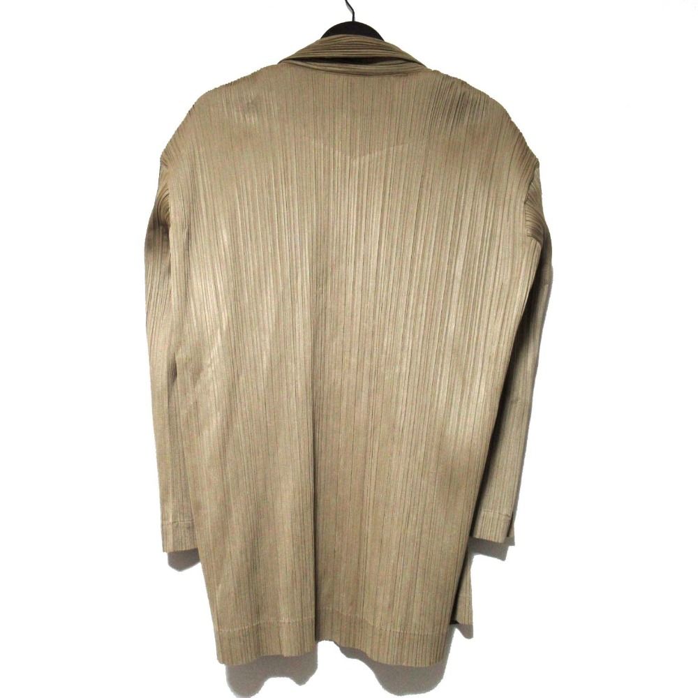 美品 ISSEY MIYAKE イッセイミヤケ プリーツ フロントオープン