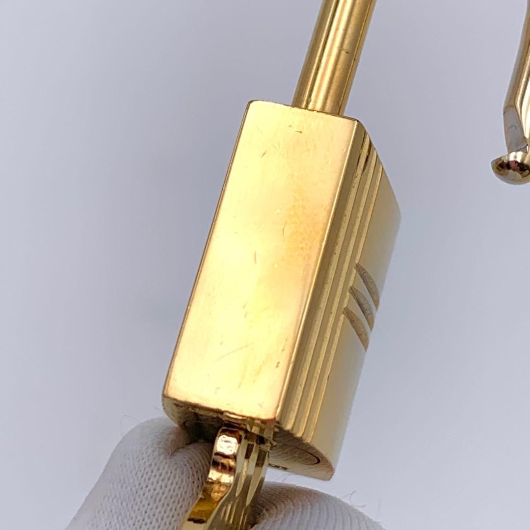 エルメス カデナ 24Kメッキ No.107 107番 鍵付き カデナキー