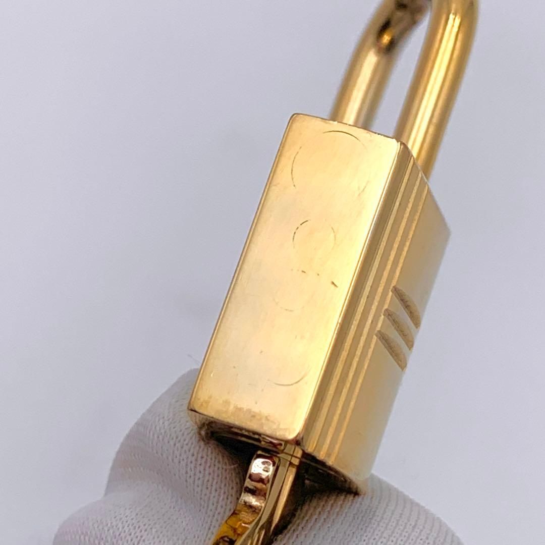 エルメス カデナ 24Kメッキ No.107 107番 鍵付き カデナキー