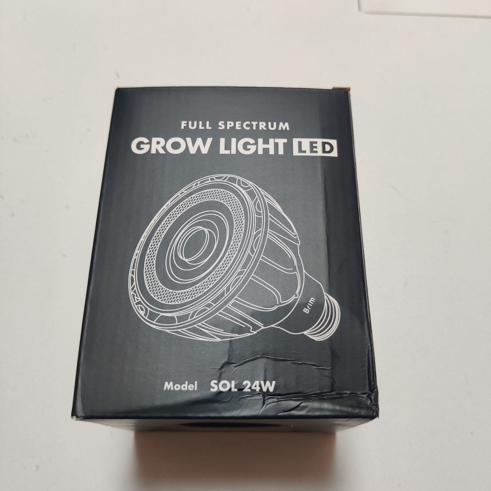 24W 植物育成ライト SOL LED 公式BRIM(ブリム) E26口金 : E26 フル