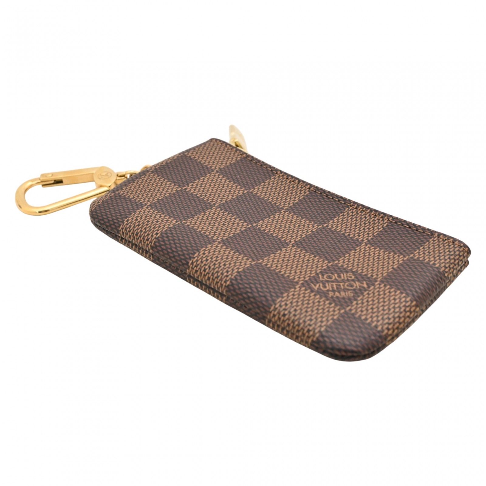 ルイヴィトン ダミエ ポシェット クレ キーリング付 コインケース A