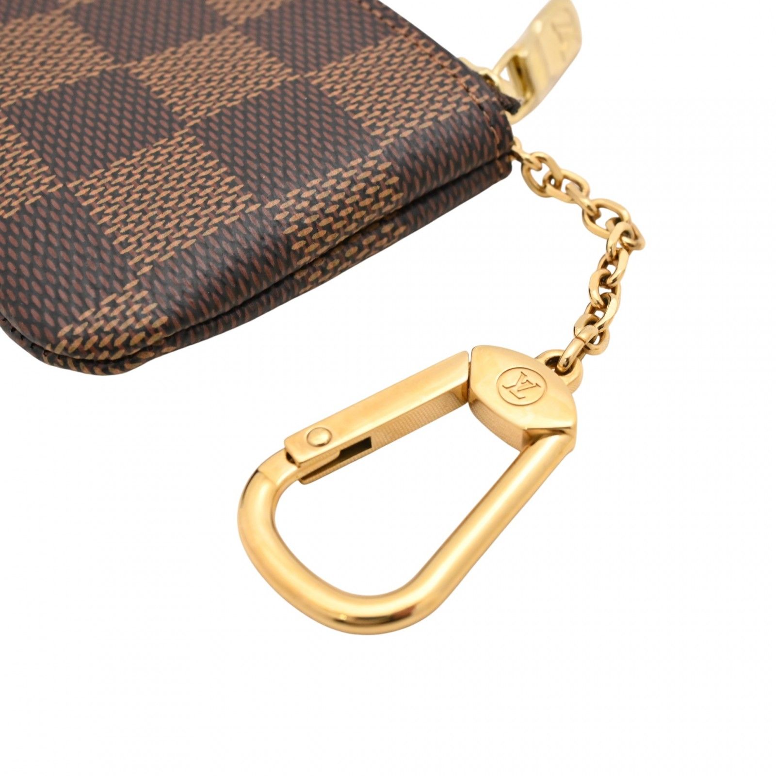 ルイヴィトン ダミエ ポシェット クレ キーリング付 コインケース A