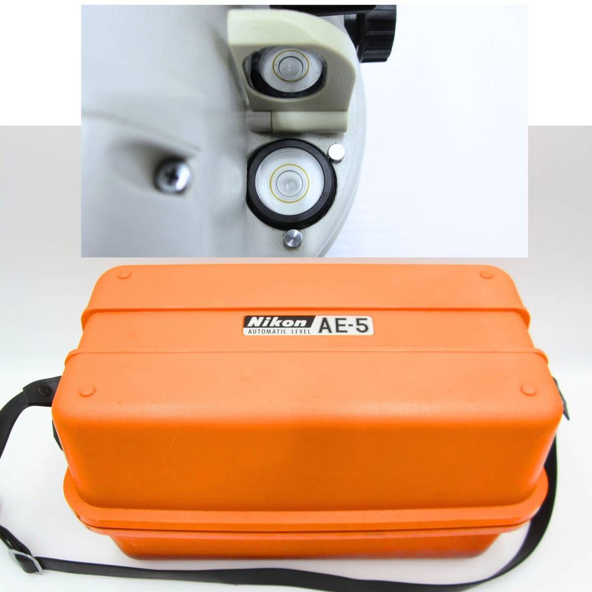  14日保証 代替領収書可 ニコン Nikon オートレベル AE-5 角度計 水平器 水準器 計測 検査