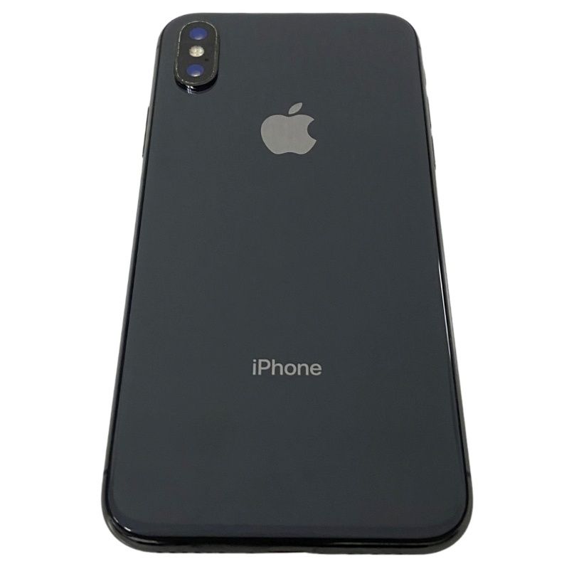 Apple iPhone X 256GB MQC12J/A au ○判定 スペースグレイ