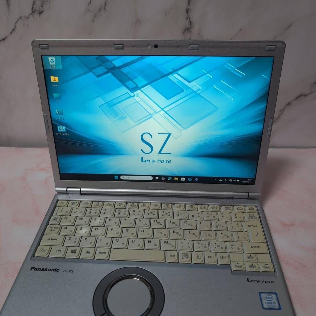 ML：Let's note SZ6 Win11 i5 SSD Office付き LET'S NOTE SZ6 第7世代i5 SSD256GB 8GB Win11 Office付き 即納 初心者