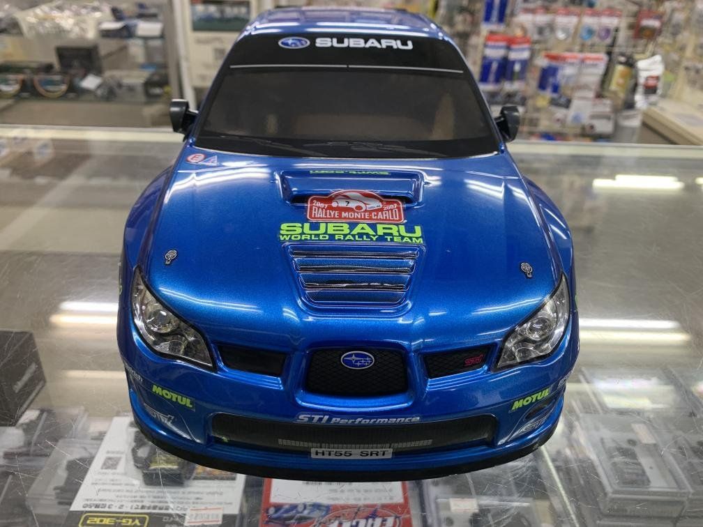塗装済みボディタミヤ 1/10 SUBARU インプレッサ WRC モンテカルロ'07