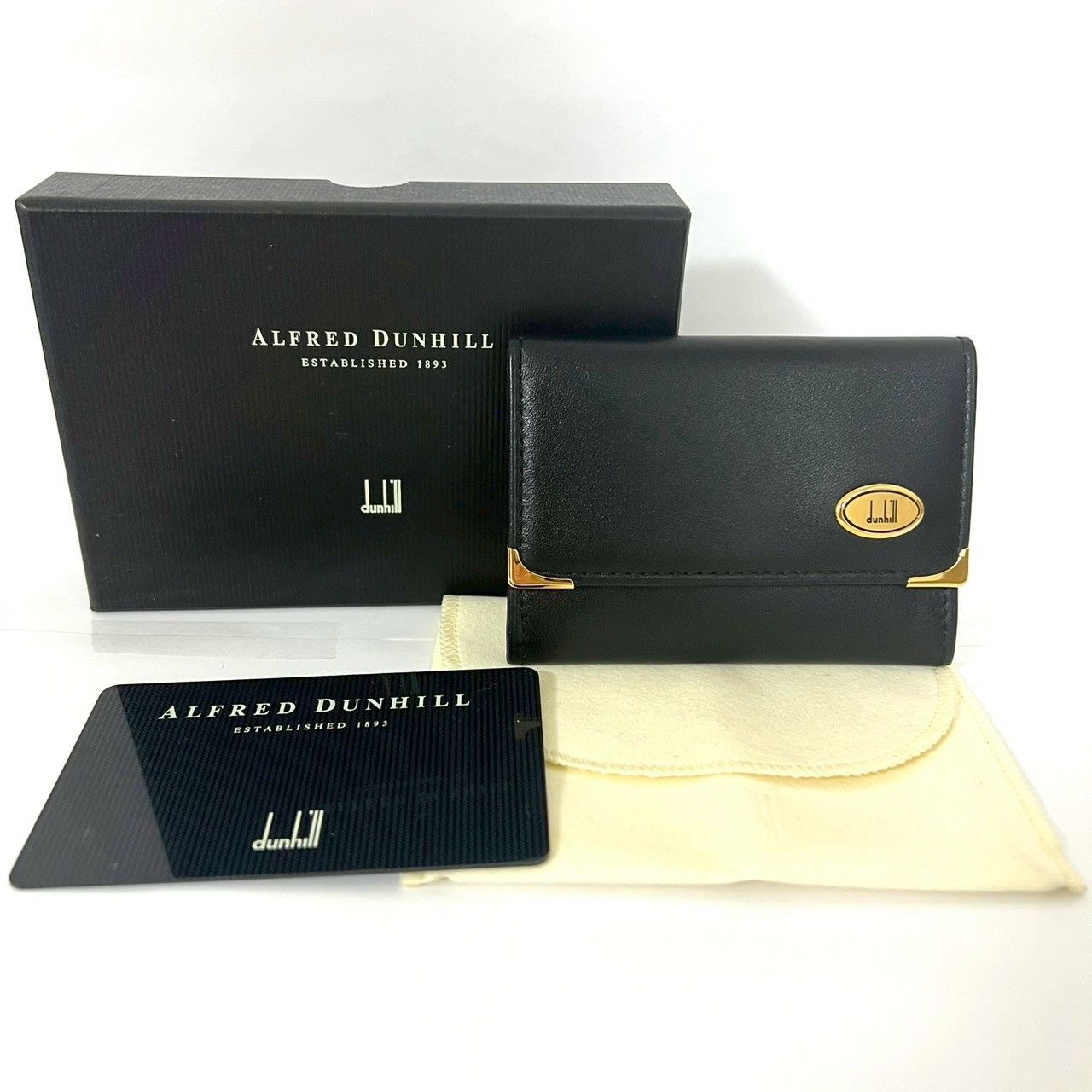 SD5026 新品未使用！ Dunhill ダンヒル 二つ折り財布 小銭入れ コイン