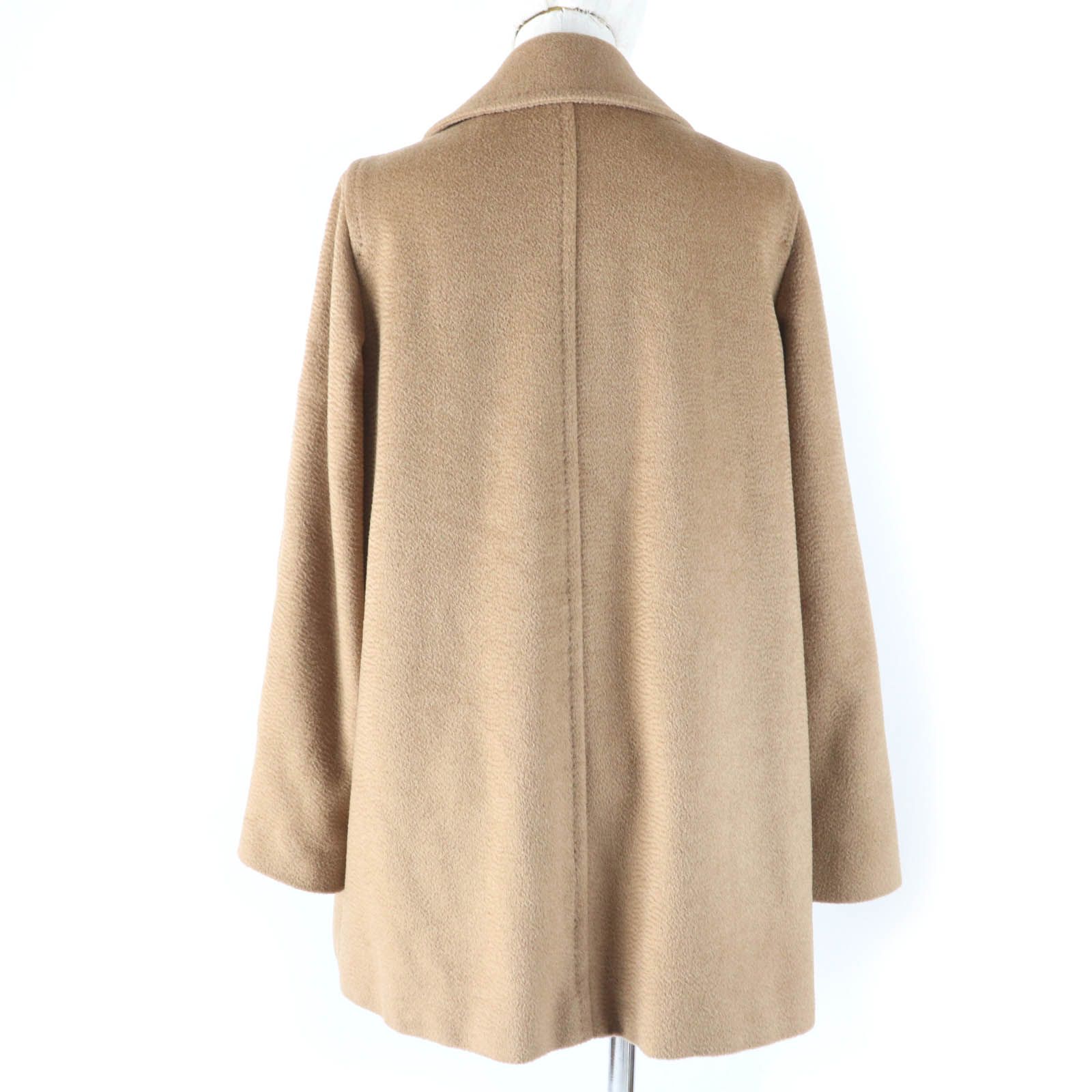 美品☆Max Mara マックスマーラ キャメル100％ 白タグ ダブルブレスト