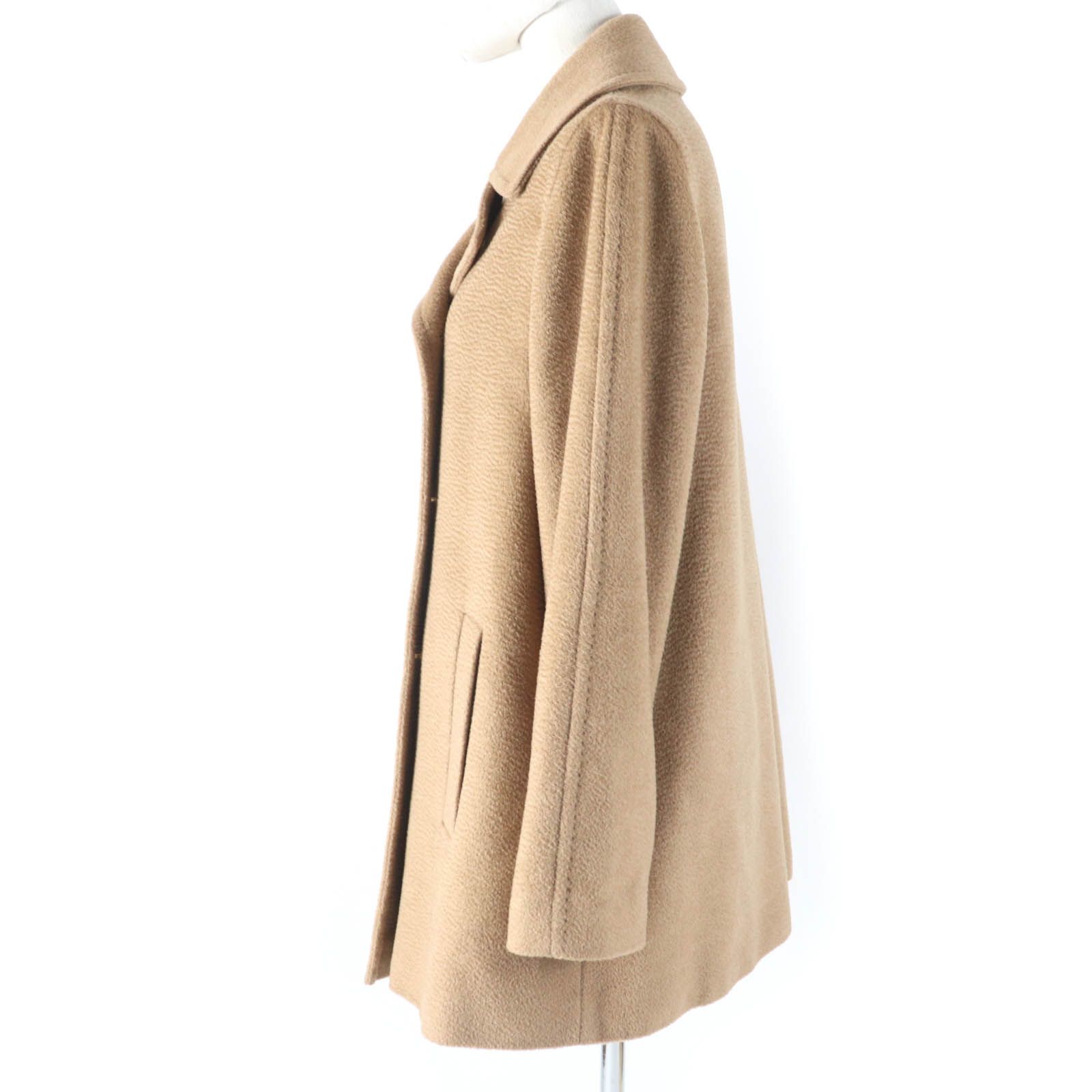 美品✨マックスマーラ♡キャメル100%ピーコート　ダブル　白タグ　近年モデル　L 美品☆Max Mara マックスマーラ キャメル100％ 白タグ ダブルブレスト