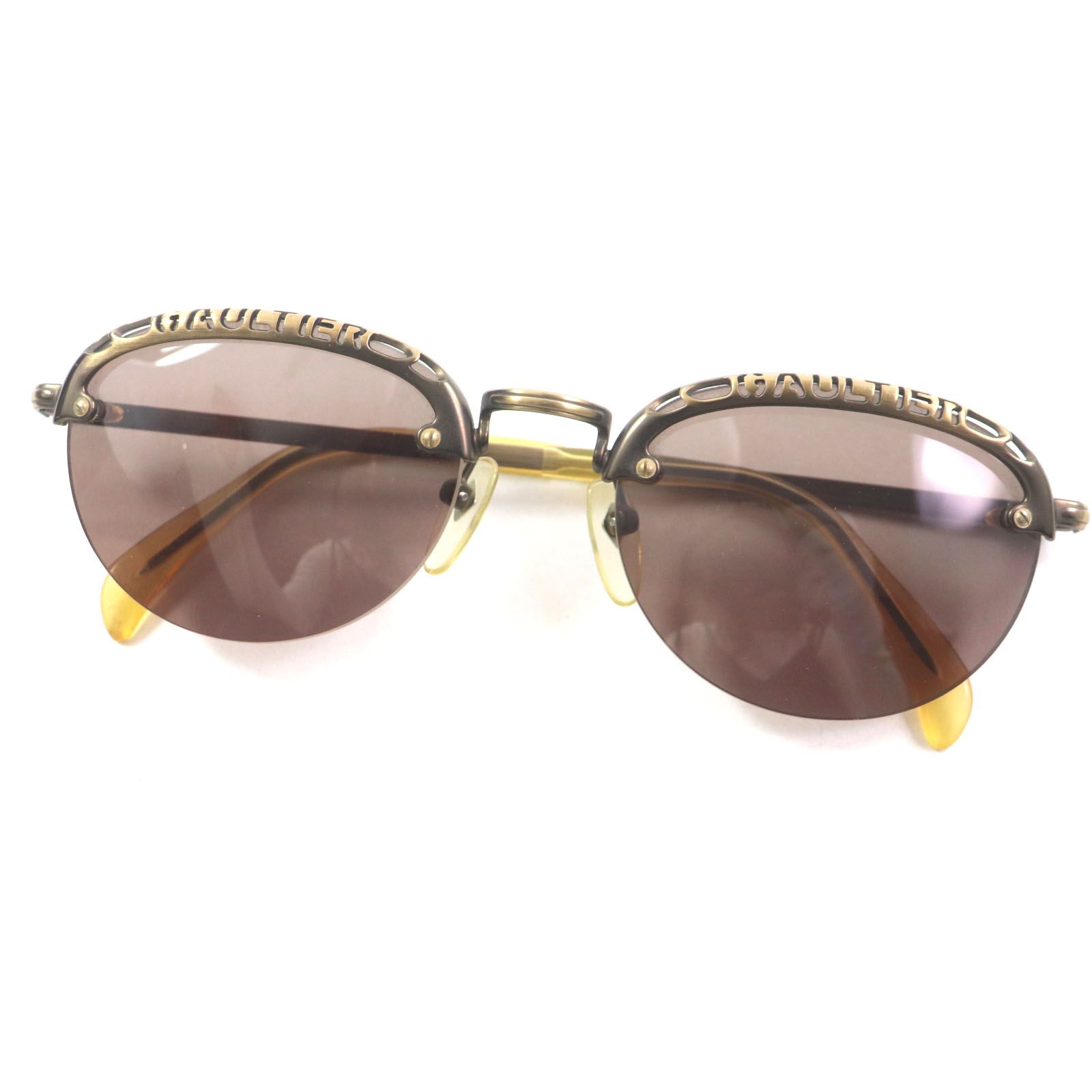 Jean Paul Gaultier ハーフリム　サングラス 56-3175 良品▽JEAN-PAUL GAULTIER ジャンポールゴルチエ 56-3175 オールド
