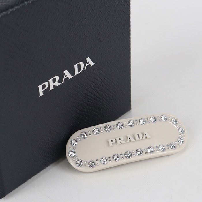 PRADA プラダ プレックス ヘアクリップ 1IF043 バレッタ メタル