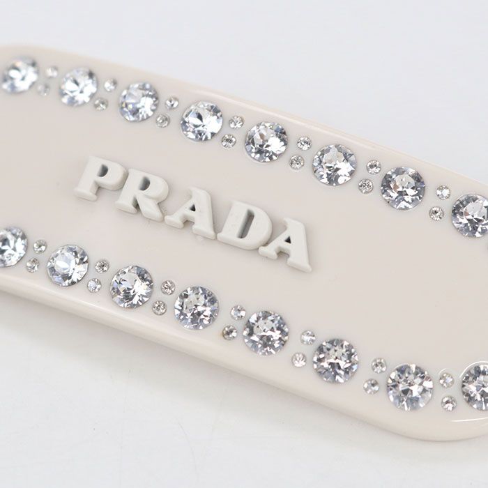 PRADA プラダ プレックス ヘアクリップ 1IF043 バレッタ メタル