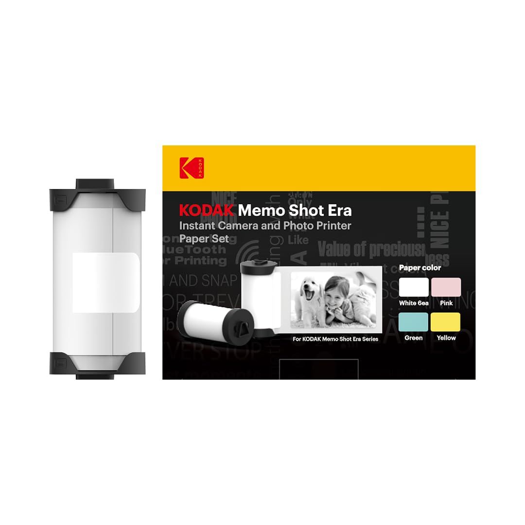 Kodak Memo Shot ERA カートリッジリフィル インスタントデジタルカメラ用およびフォトラベルプリンター用 リフィルロール9巻入り