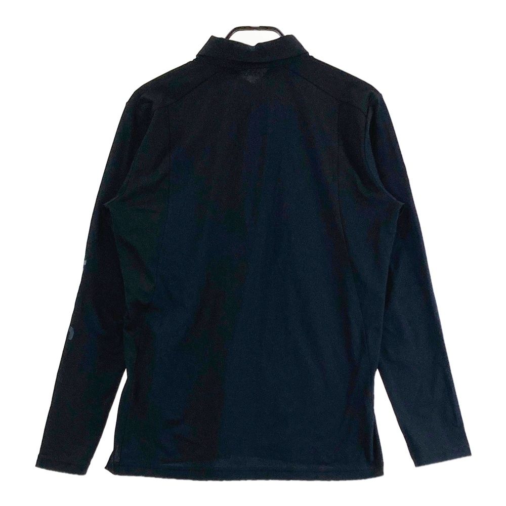 サイズ：L MUNSING WEAR マンシングウェア ハーフジップ長袖ポロシャツ