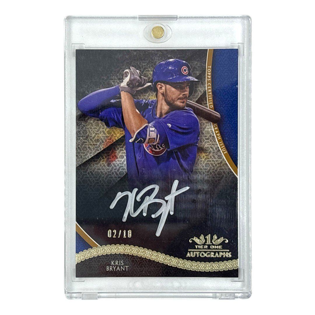 TOPPS MLBカード TIER ONE KRIS BRYANT CHICAGO CUBS 10 T 1 A KB IT