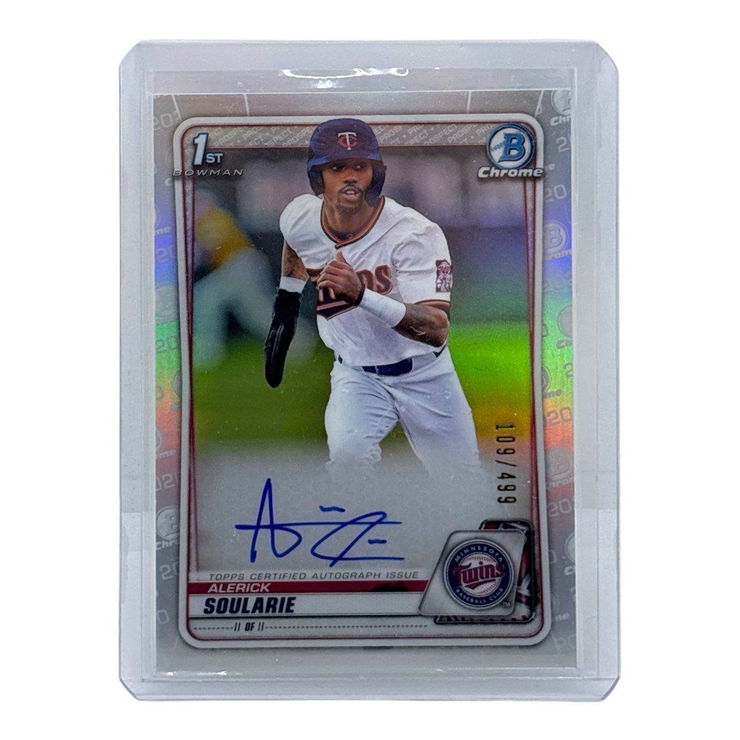 TOPPS MLBカード BOWMAN CHROME 1ST ALERICK SOULARIE MINNESOTA TWINS
