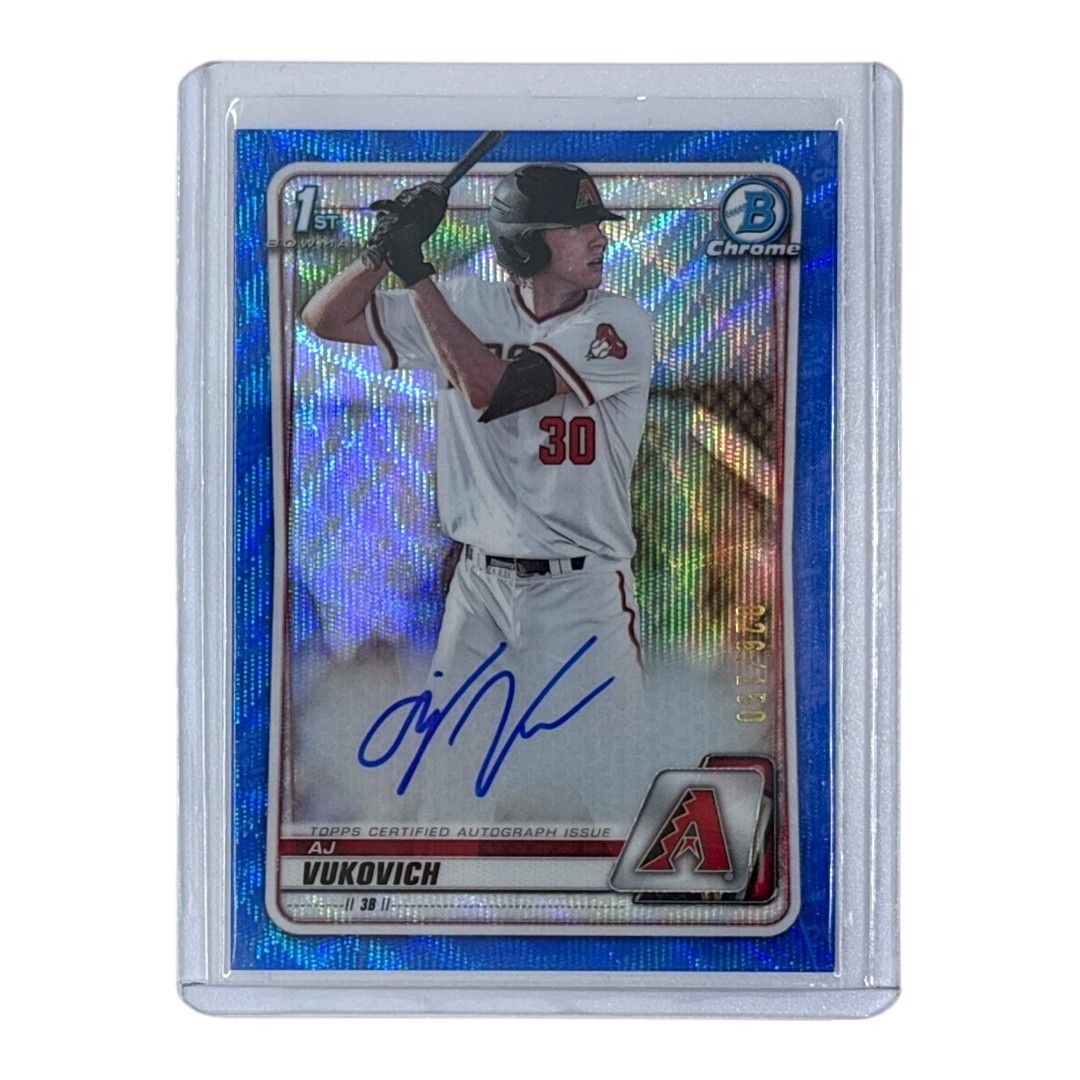 TOPPS MLBカード BOWMAN CHROME 1 ST AJ ARIZONA 150 CDA AV IT