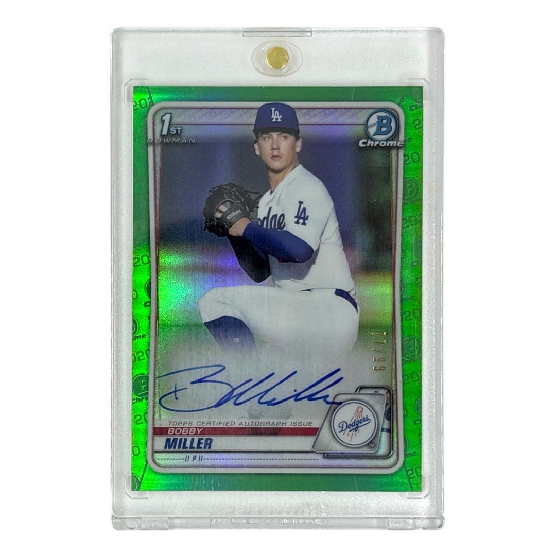 TOPPS MLBカード BOWMAN CHROME 1 ST BOBBY MILLER LOS ANGELES DODGERS 99 CDA BM IT