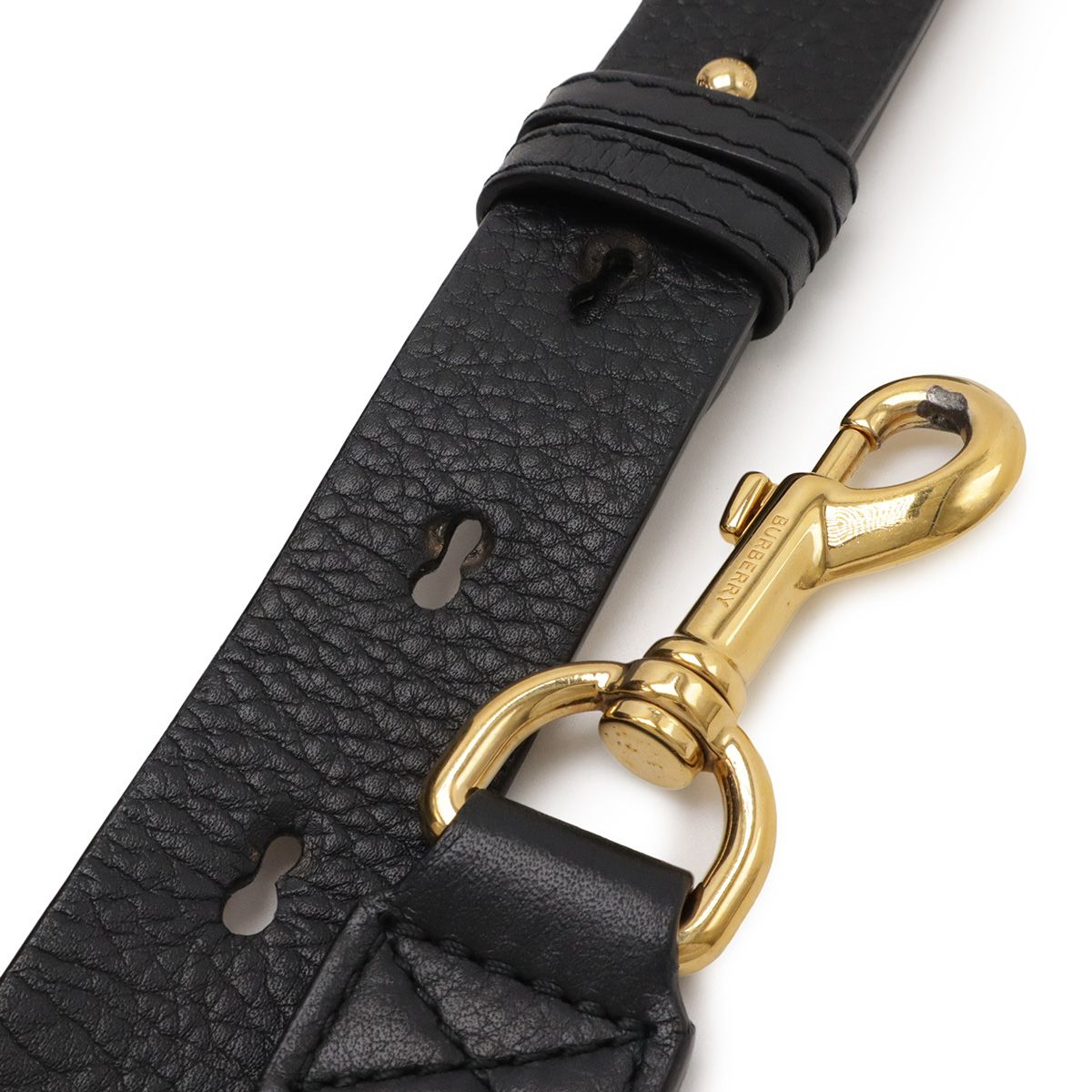 BURBERRY バーバリー ミディアム レザー トリプルスタッズ ベルト 