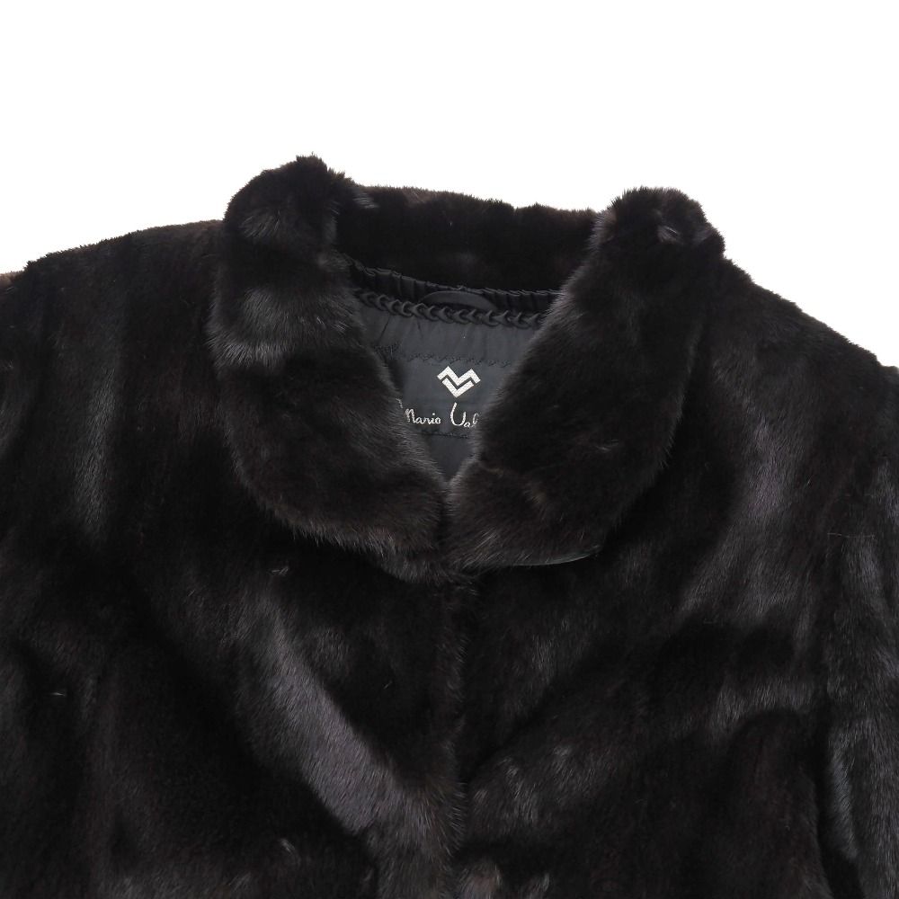 Mario Valentino ブラックグラマ ミンクコート 高級ファー ダーク □美品□Blackglama × MARIO VALENTINO ブラックグラマ × マリオ