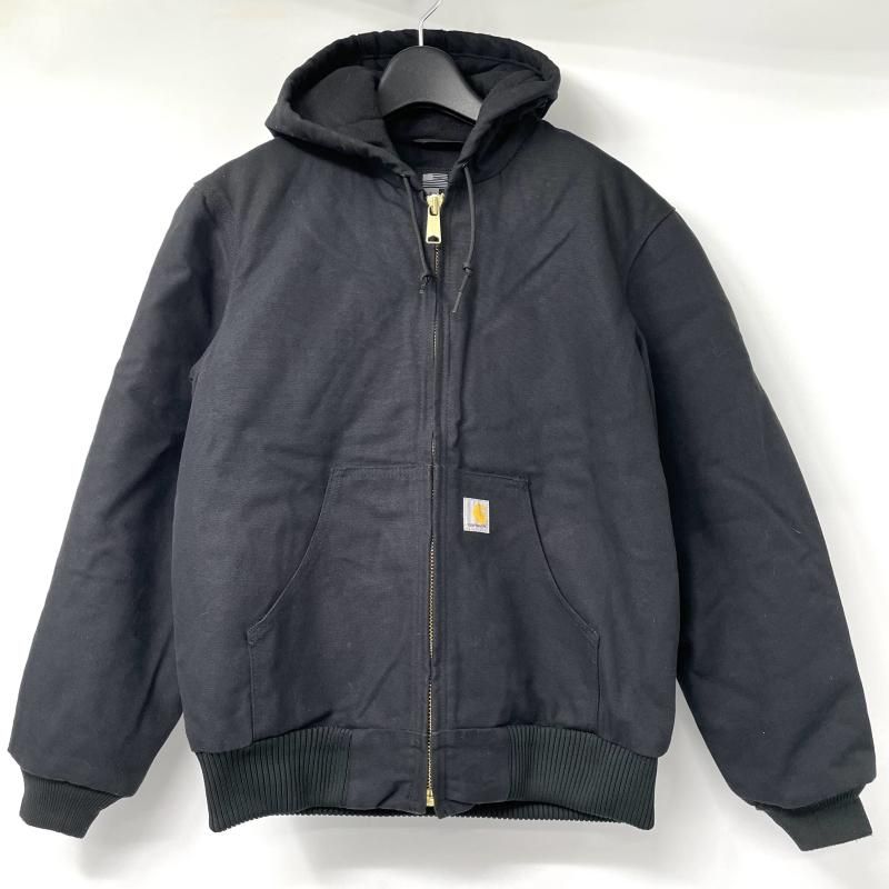 中古Carhartt アクティブジャケット サイズS 0J0140-M ブラック 米国