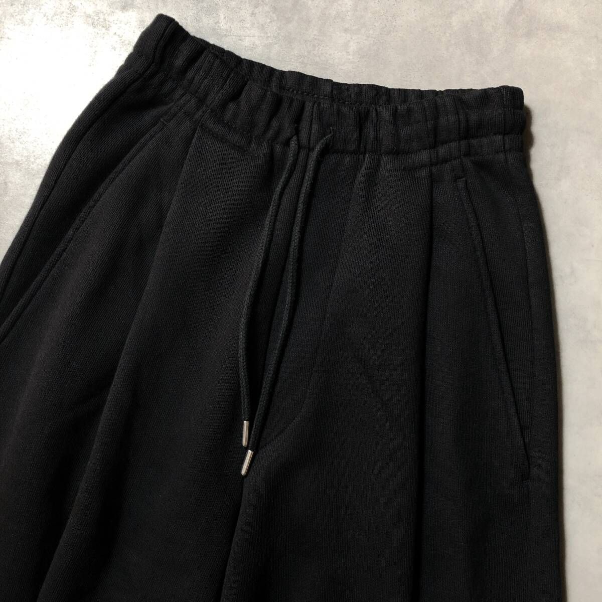 GQ4717◇DRIES VAN NOTEN : ワイドレッグ タック スウェットパンツ