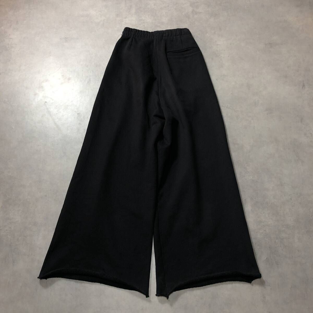 GQ4717◇DRIES VAN NOTEN : ワイドレッグ タック スウェットパンツ 