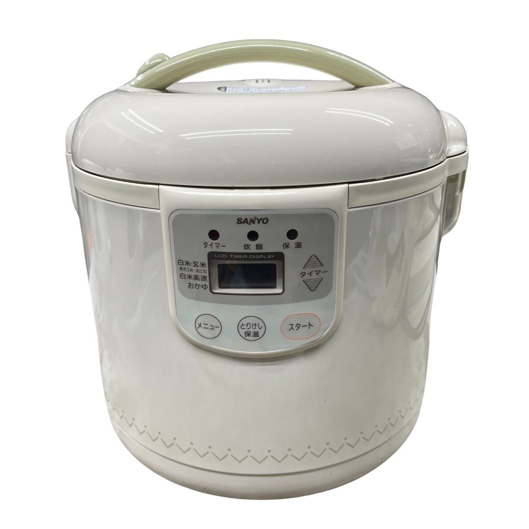 未使用品】昭和レトロ・置き古し 箱無し サンヨー マイコン式 炊飯器 1