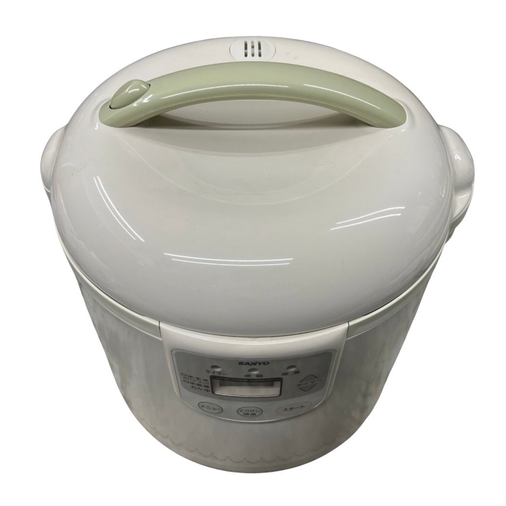 未使用品】昭和レトロ・置き古し 箱無し サンヨー マイコン式 炊飯器 1