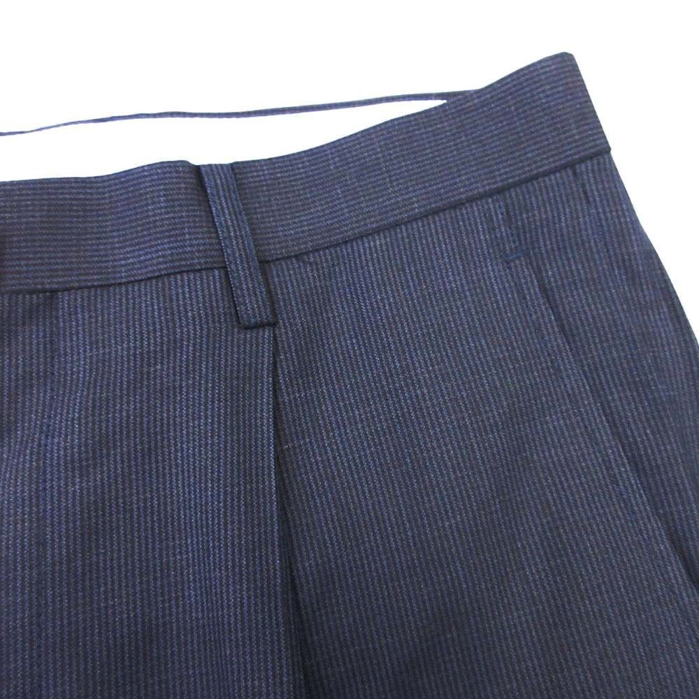 美品 gotairiku 五大陸 サマーウール スラックス タック パンツ