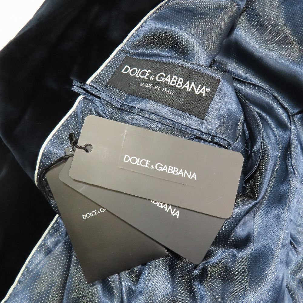 DOLCE&GABBANA ドルガバ ベロア生地 2B テーラードジャケット DOLCE&GABBANA ドルガバ ベロア生地 2B テーラードジャケット 【公式通販】