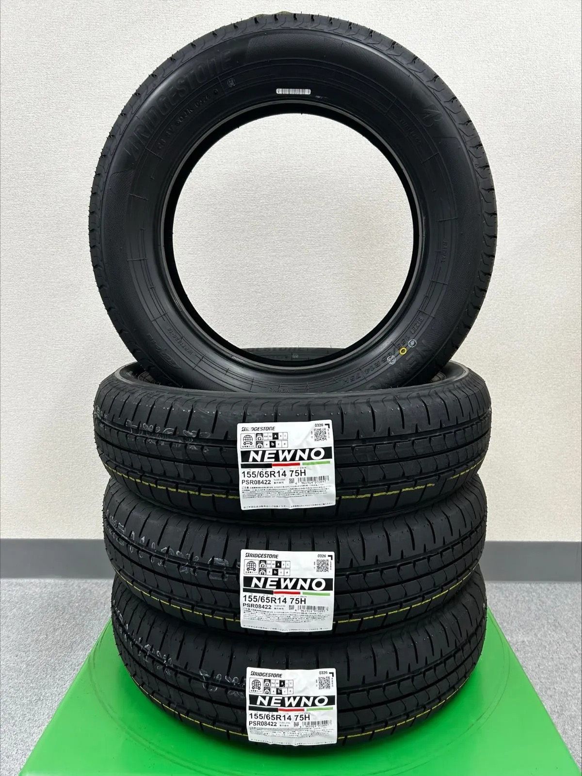 送料無料 2026年製 155/65R14 4本セット NEWNO ブリヂストン 新品 夏