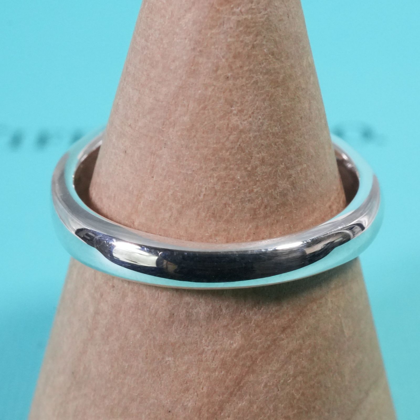 極美品11号ティファニー シグネチャー クロス シルバー リング/25-3006